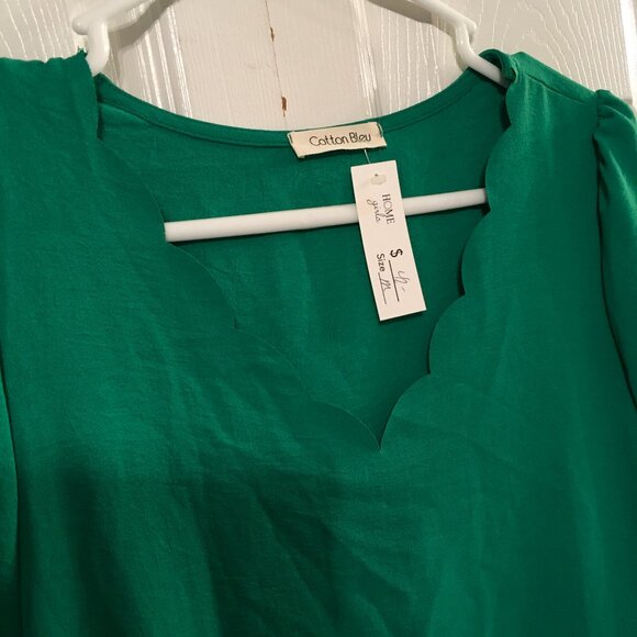 Cotton Bleu Lightweight Mini Dress - Picture 3 of 6